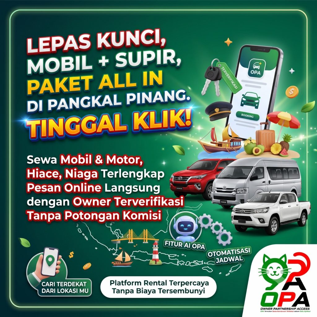 rental-mobil-pangkal-pinang-lepas-kunci