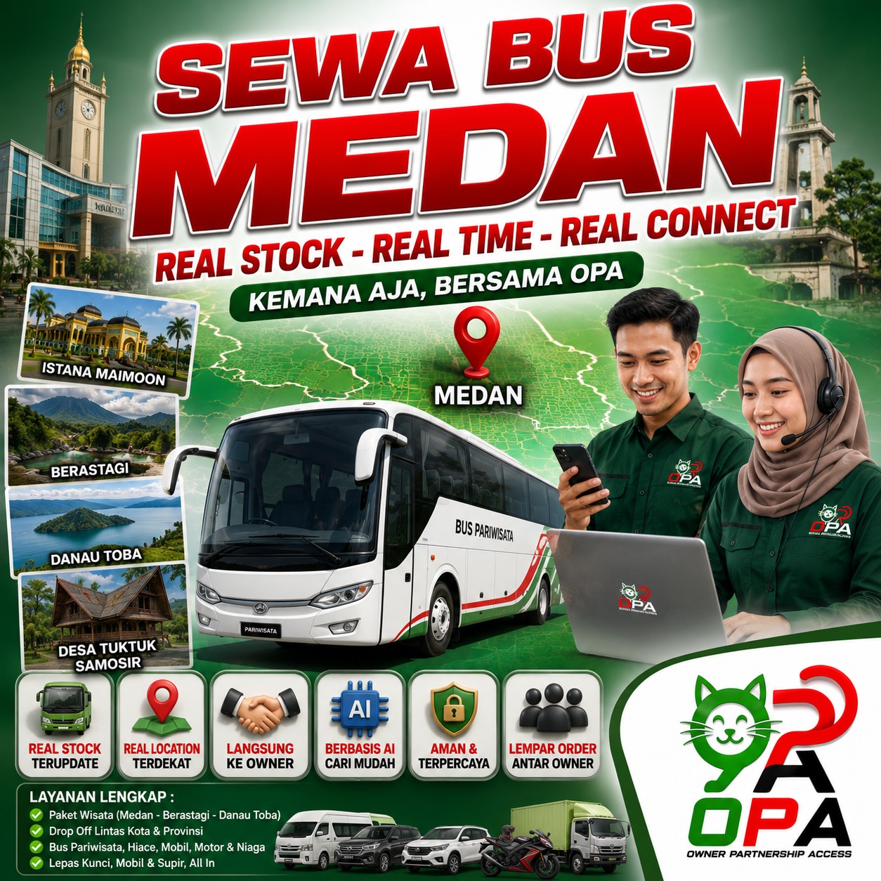 Sewa Bus Medan